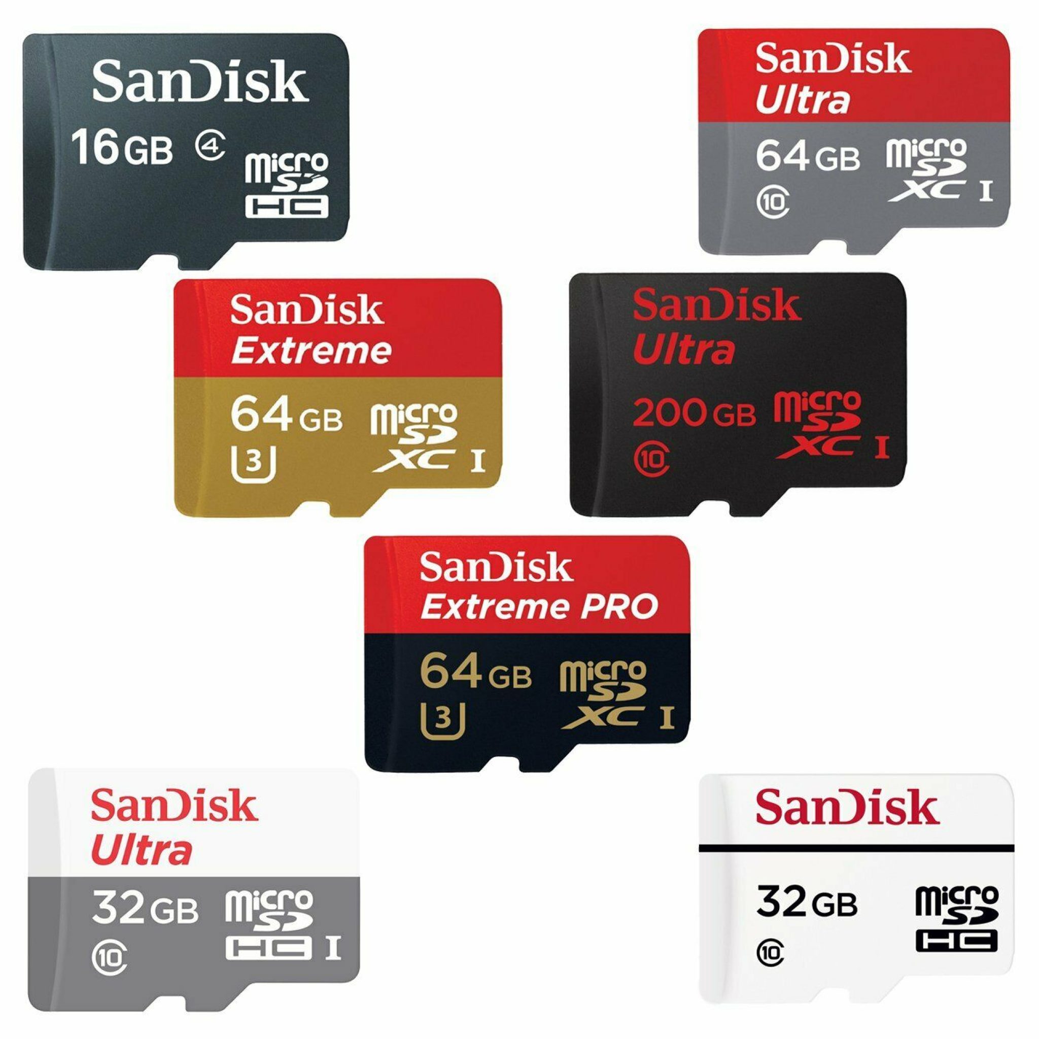 SanDisk Ultra Extreme Pro MicroSD 2 4 8 16 32 64 128 200 GB Ab 3 49 YourDealz De