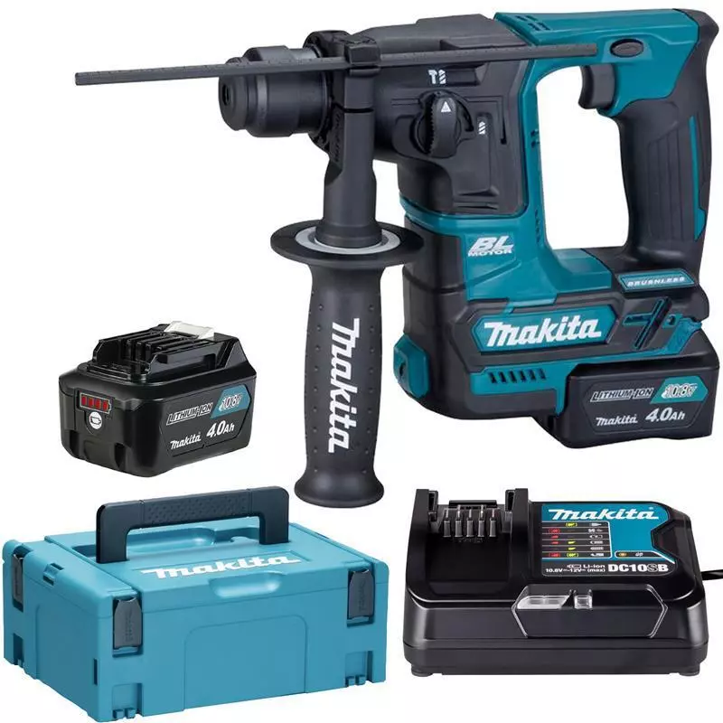 Makita Akku Bohrhammer HR166DSMJ 10,8 V SDS-plus 2x 4,0 Ah Akkus und Ladegerät für 199€ inkl. Versand!