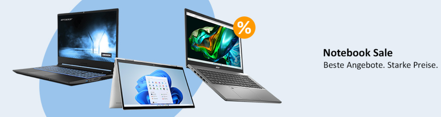 Computeruniverse – Notebook Sale Week – Top-Marken zum Aktionspreis!