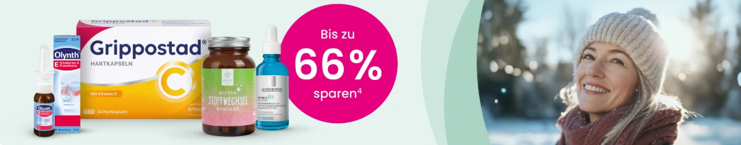 WINTER SALE bei DocMorris – Preisknüller – bis zu 66% Rabatt!