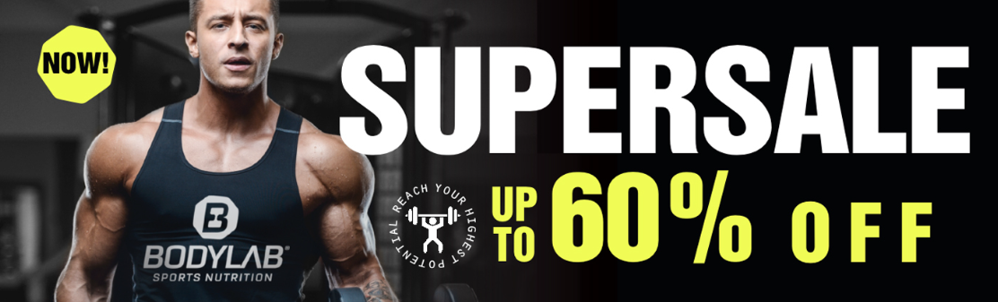 SUPERSALE bei BODYLAB24 – bis 60% Rabatt!