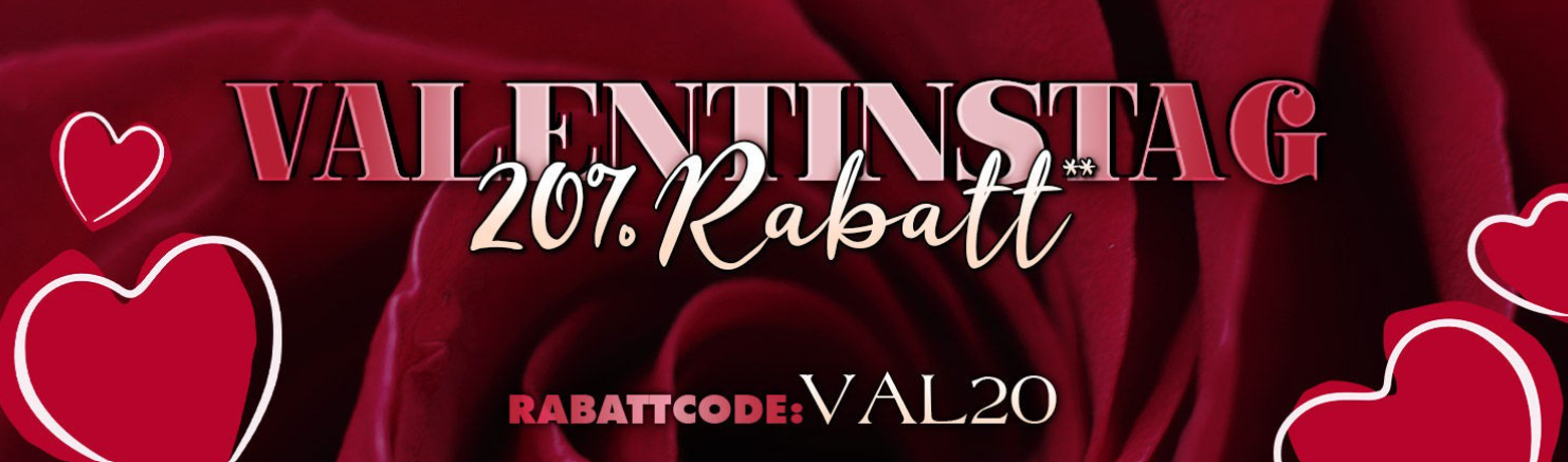 SinEros Erotikshop – VALENTINSTAG – 20% Rabatt + Eros Veneziani Super Sale – bis 75% Rabatt!