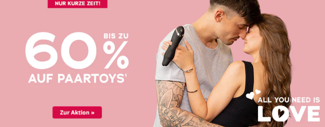 ORION Erotikshop – bis 60% Rabatt auf Paartoys!