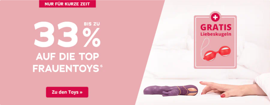 ORION Erotikshop – bis zu 33% Rabatt auf die Top-Frauentoys + GRATIS Liebeskugeln!