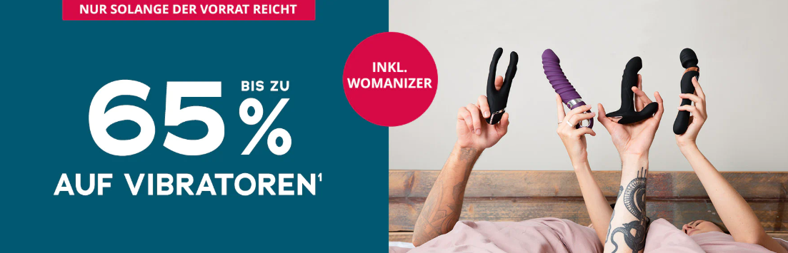 ORION Erotikshop – bis zu 65% Rabatt auf Vibratoren inkl. Womanizer!