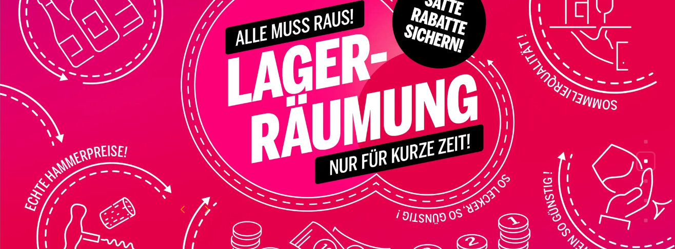 Ebrosia Wein-Shop – LAGERRÄUMUNG – bis zu 66% Rabatt!