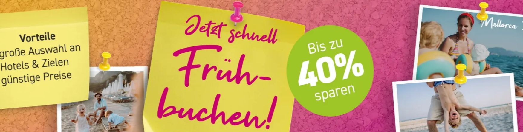 LTUR – Frühbucher-Angebote – bis 40% Rabatt!