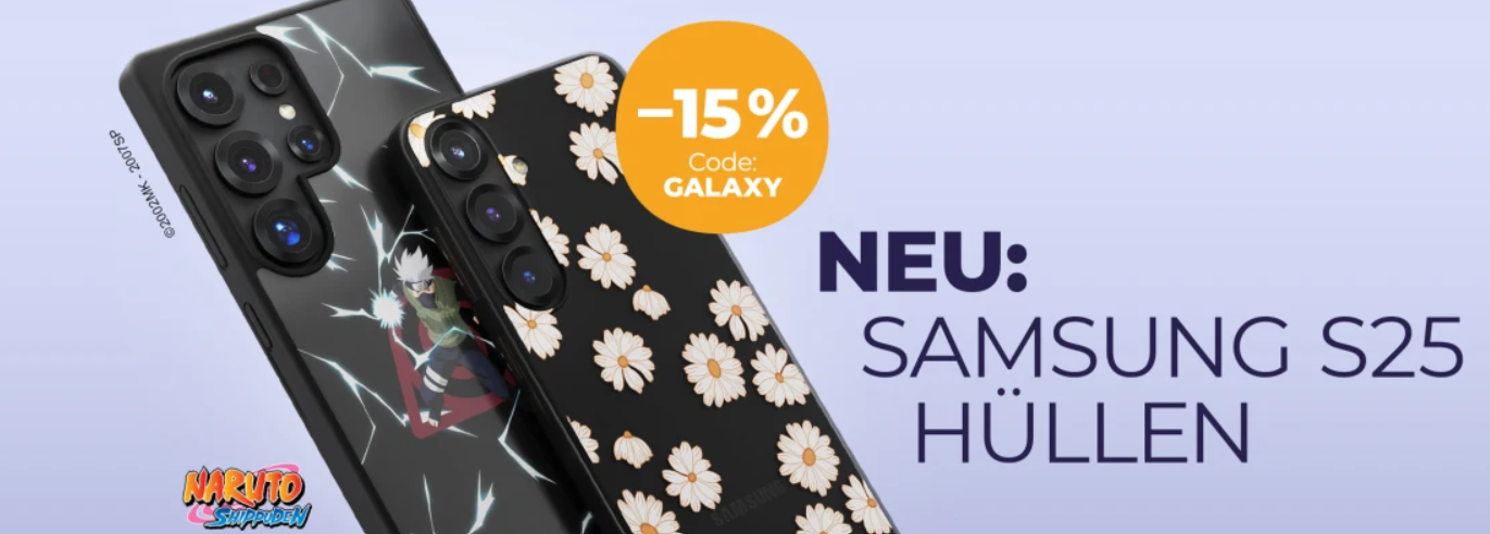 DeinDesign – 15% Rabatt auf Deine neue Samsung S25 Hülle!