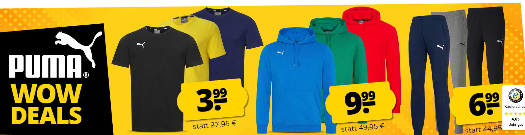 SportSpar – PUMA WOW DEALS – Artikel ab 3,99€!