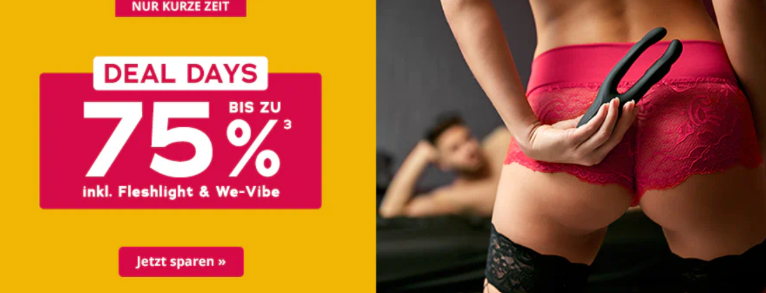 Orion Erotikshop – DEAL DAYS – bis 75% Rabatt!