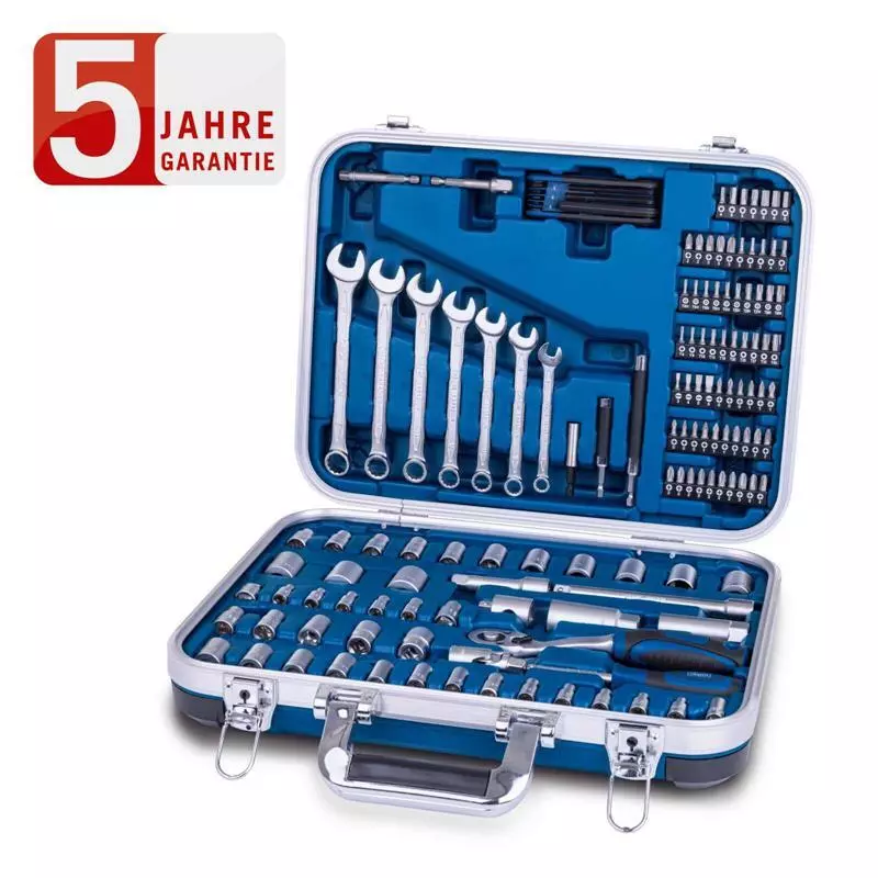 Scheppach Werkzeugkoffer TB170 135tlg. Steckschlüssel Einsätze Bits Stecknüsse für 49,90€ inkl. Versand!